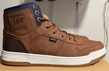 Lee Fashion Retro Sneaker Men Size 11 (Tan Chocolate)