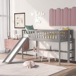 🎉 Twin Loft Bed with Slide – Like New! 🎉 OBO