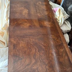 Wooden Dining Room Table 6 Chairs 