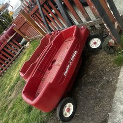 2 WAGONS RADIO FLYER 
