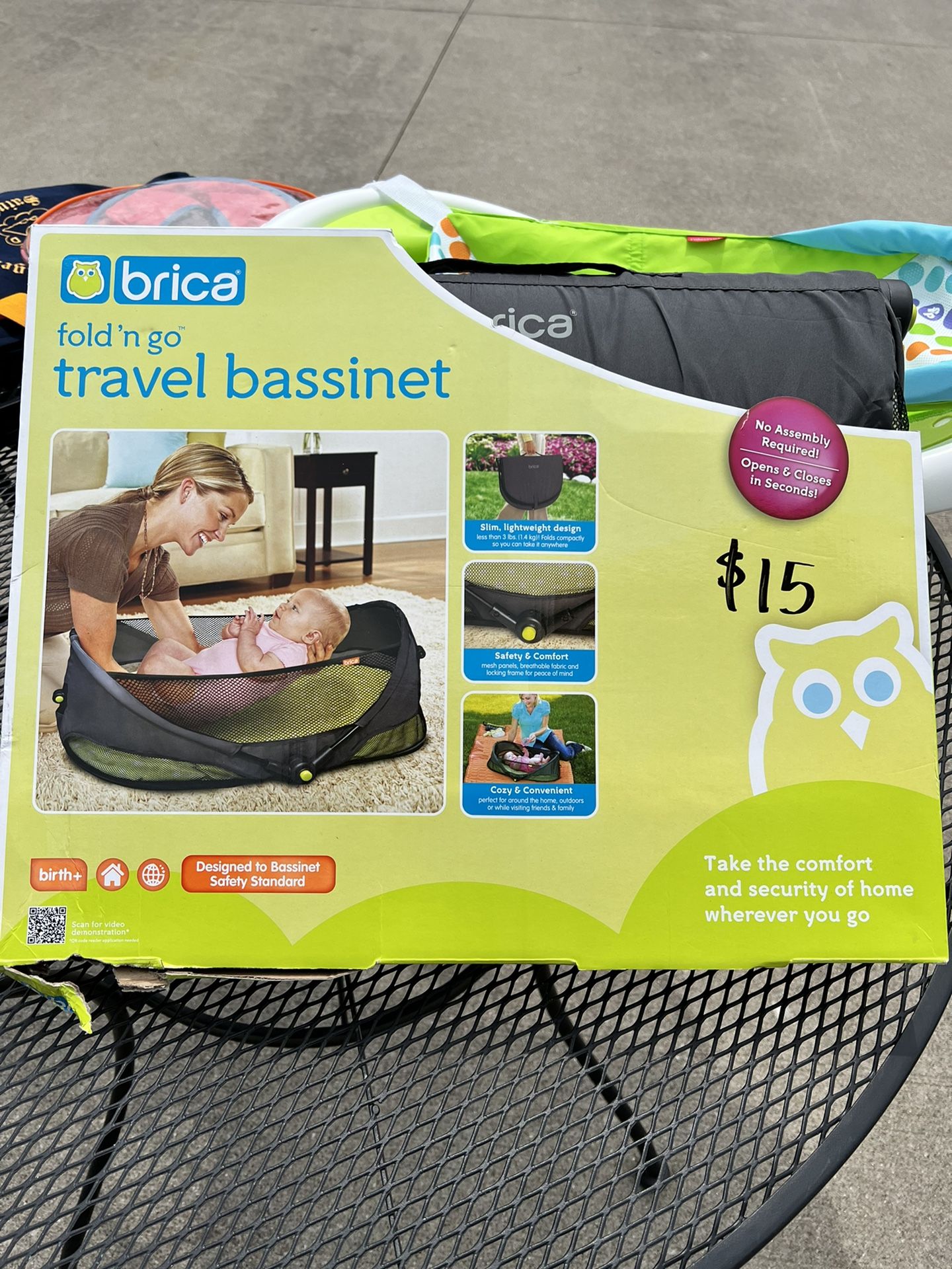 Brand New Brica Baby Travel Bassinet