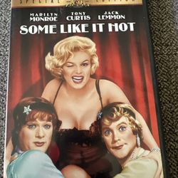 Special Edition DVD Marilyn Monroe-Tony Curtis-Jack Lemmon In Some Like It Hot