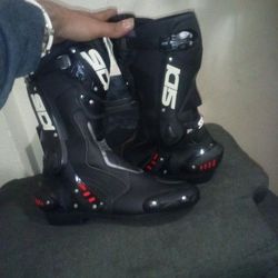 SIDI ST AIR BOOTS:  BLACK 