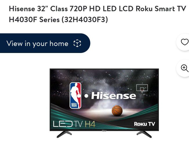 Hisense 32" Roku Smart TV