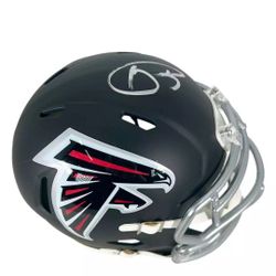Atlanta Falcons Andre Rison Autographed Mini Hekmet 