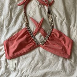 VTG SWAROVSKI CRYSTAL BIKINI TOP RARE