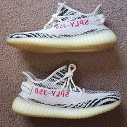 Size 9.5 - Adidas Yeezy Boost 350 V2 Zebra