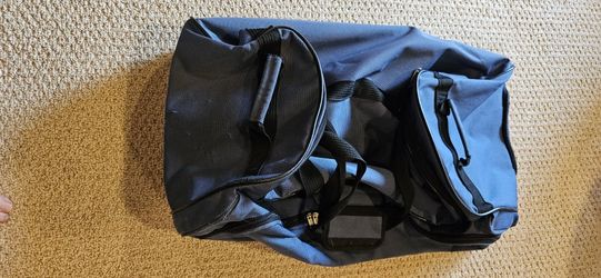 Rolling Duffle Bag, Blue In Good Condition