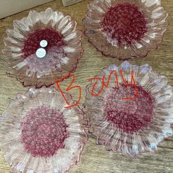 Platos Medianos Set De 4 👉 princess house todo nuevo y con caja 📦