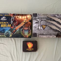 Rare Funko Jurassic World The Legacy Of Isla Nublar Board Game Kickstarter Edition