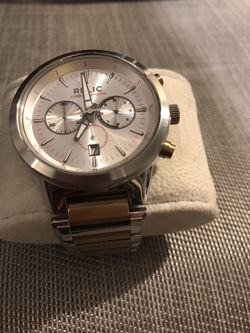 Excellent condition Stainless Steel men's Relic Watch