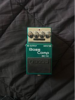 BOSS Smart Multi Band Bass Compressor Pedal