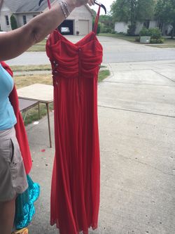 Red prom dress