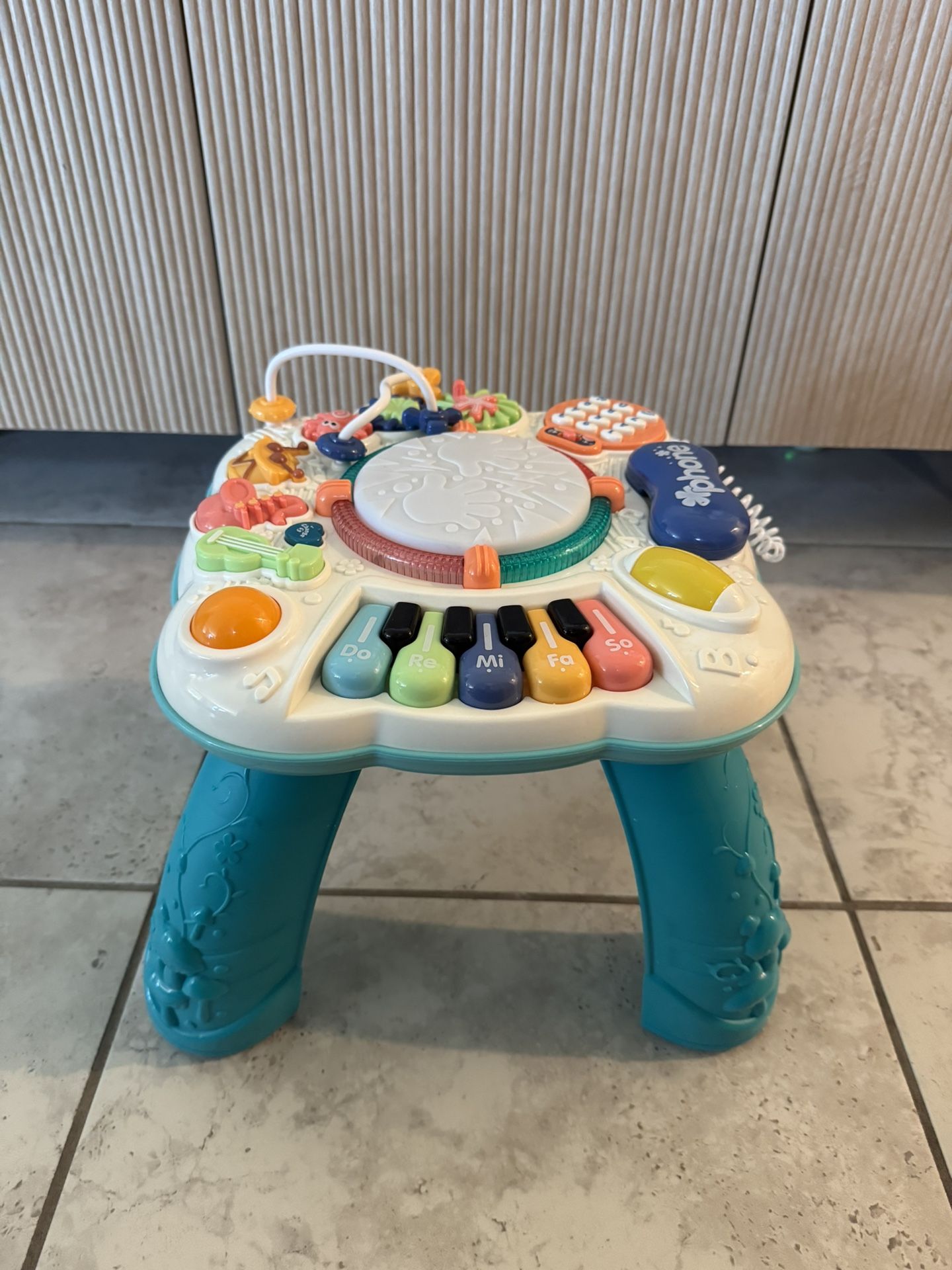 Baby & Toddler Toys, Baby Activity Center 6 to 12-18 Month Old, Learning Musical Table Toys 