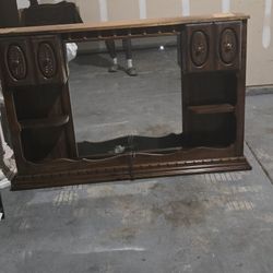 Large Dressor With Mirror And Light