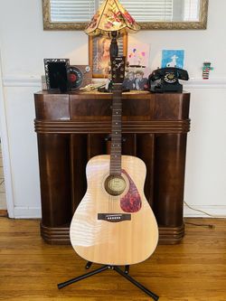 Classical Guitar By Yamaha With Guitar Stand