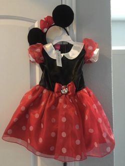 Brand new - Minnie Mouse costume with ears $15 each in 2T and 3T