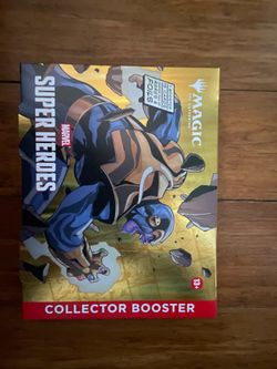 Marvel superheroes x MTG magic Cards collector booster