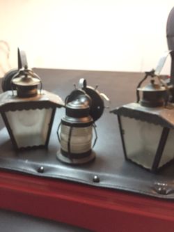 Set of Three Household Lights
