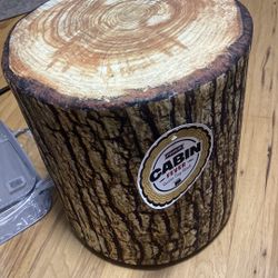 Rustic Log Stool