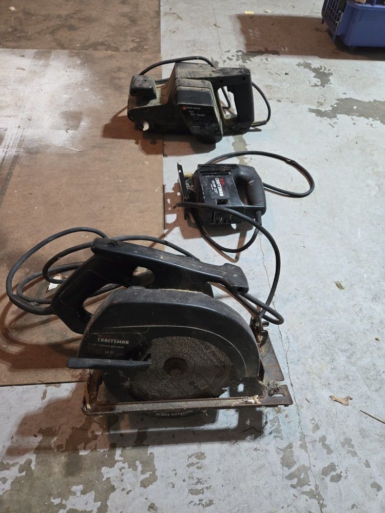 3 Corded Power Tools