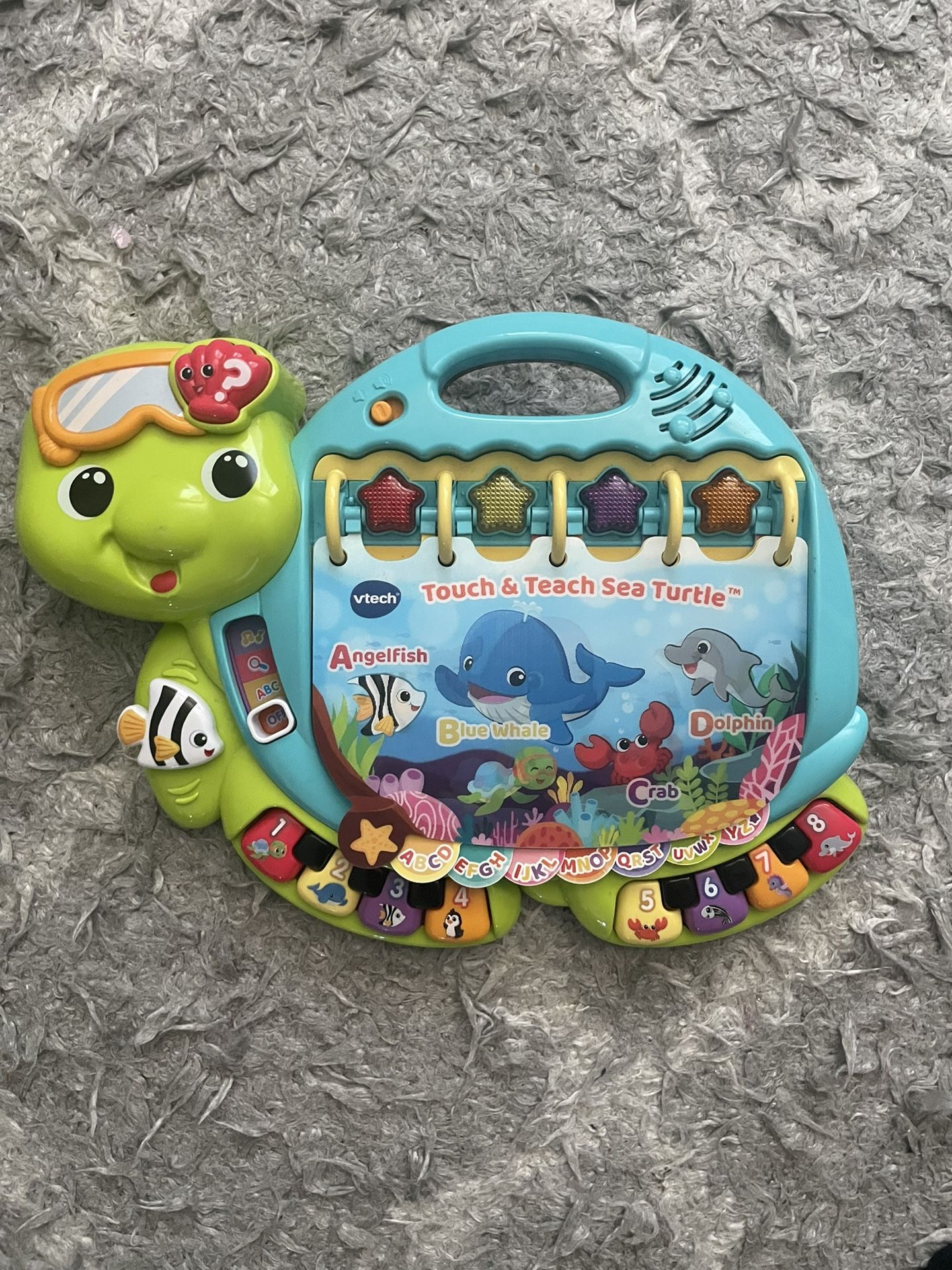 Vtec Touch And Teach Sea Turtle Toy