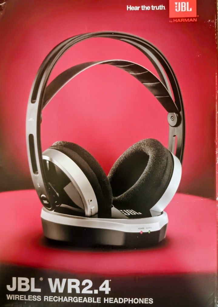 JBL WR2.4 Wireless Rechargeable Headphones,