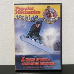 Popular Mechanics For Kids DVD X-Treme Sports & Other Action Adventures Y2K 2005