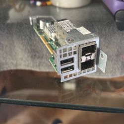 Supermicro AOC-CTG-I2S dual-port 10GbE SFP+ network adapter.
