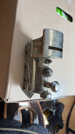 Vintage train bank