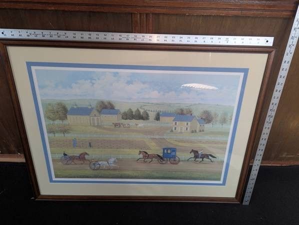 General Store by Judith Zimmers Blinn (horses) signed and numbered - 