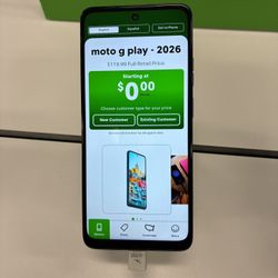 Free Moto G Play 2026 When You Switch Over To Cricket Wireless Located 3600 N Duke St Durham NC 27704