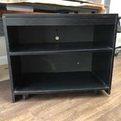 FREE Black TV Stand Printer Cart Bookshelf 