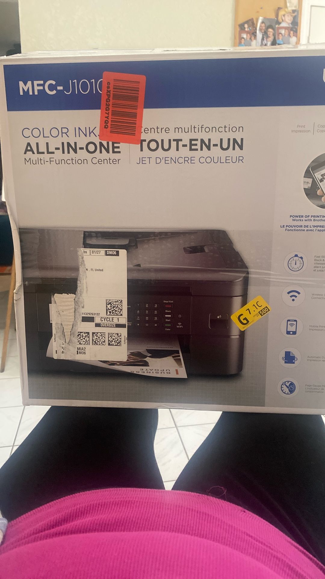 MFC – J1010D W brother printer
