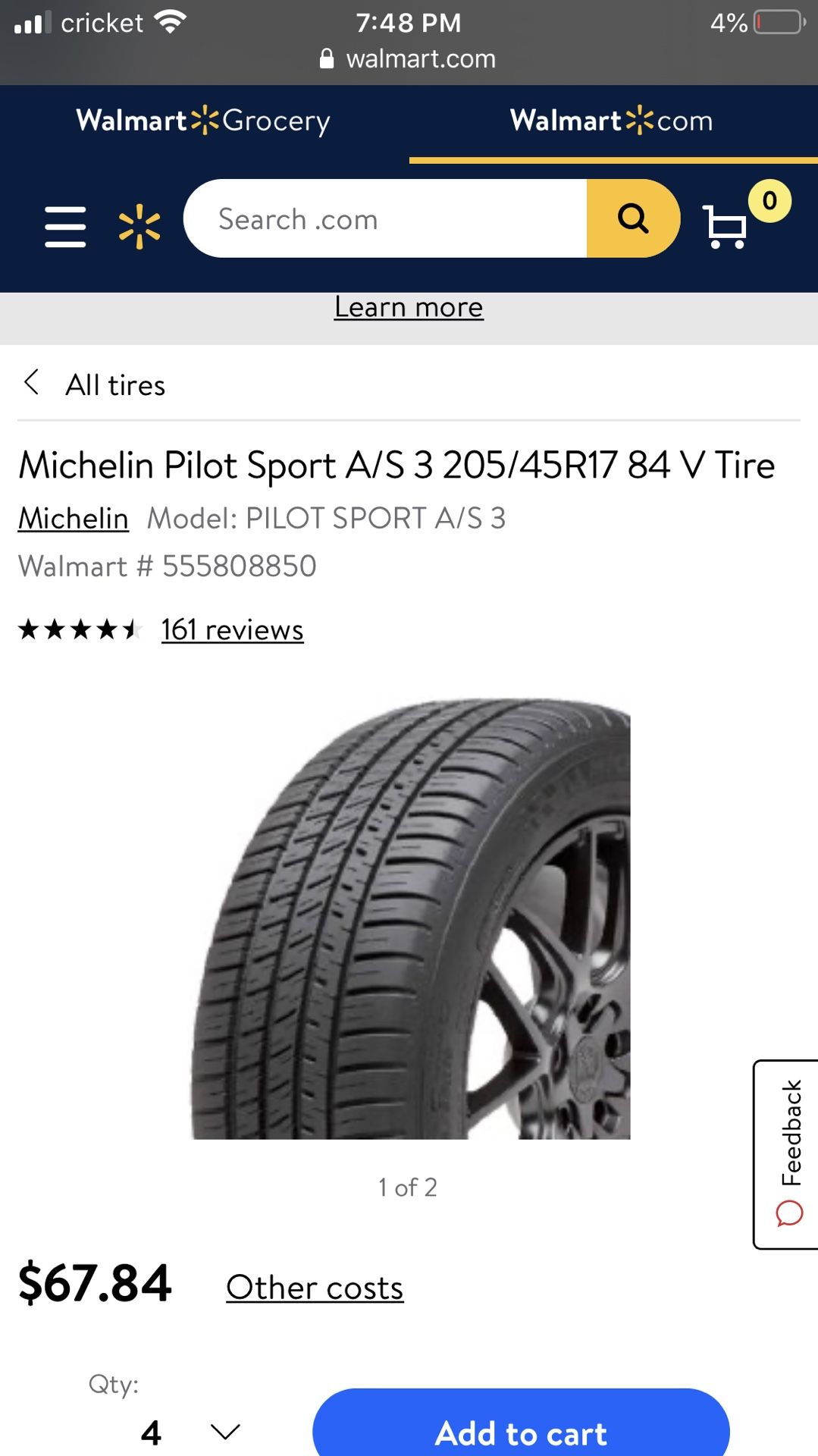 Brand New Michelin Tire