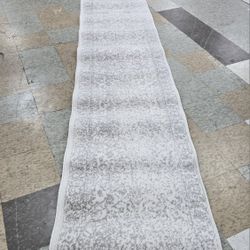 BRAND NEW 
SAFAVIEH Adirondack Collection X-Large Area Rug - 2'6" x 22', Ivory & Silver, Oriental Distressed Design, Non-Shedding & Easy Care, Ideal f