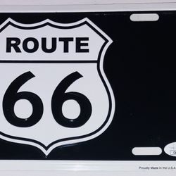 GEORGE MAHARIS ACTOR LEGEND SIGNED AUTOGRAPHED ROUTE 66 LICENSE PLATE JSA COA!