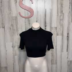 Black Crop Top