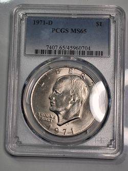 1971-D PCGS MS65 Eisenhower Dollar