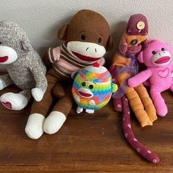 Sock Monkey Plush Toys $8 For All xox