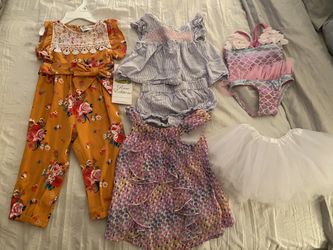 Baby Girl Clothing And Baby Wrap 