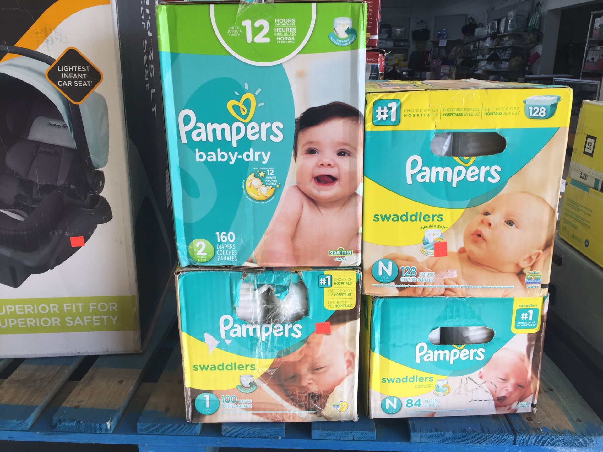 Pampers diapers #N #1#2