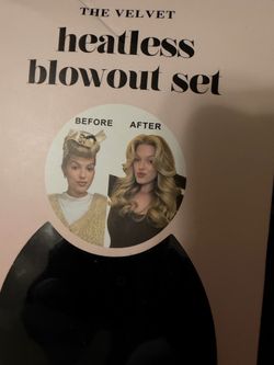 heatless blowout set