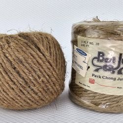 Vintage Lot of 2 Jute Rope 3 Ply
