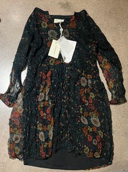 Maison Hotel 100% Viscose Summer Dress 3/4 Sleeves