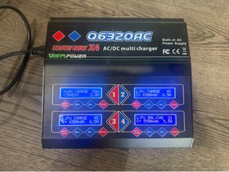 VISTA POWER Q6320AC QUAD R/C CHARGER LIPO LIFE NICD NIMH