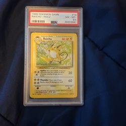 Psa 8.5 Raichu Holo