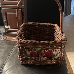 Teacher’s Wooden Basket 