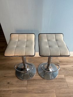 Backless kitchen stools set of two