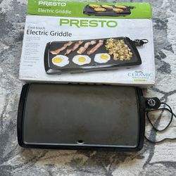 Presto Cool-Touch Electric Griddle – Model 07030 – With Original Box